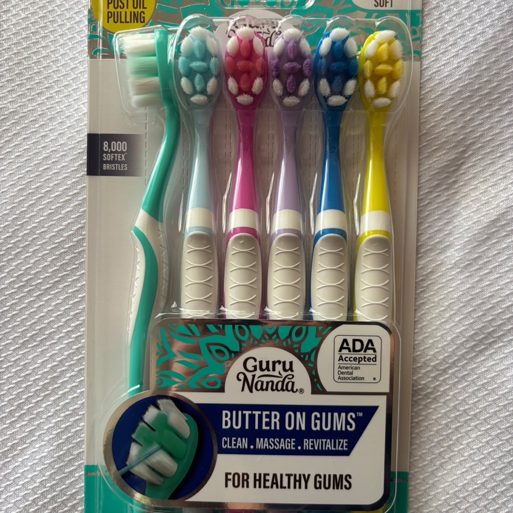 Toothbrush Set - Multi Color Butter on Gums Soft